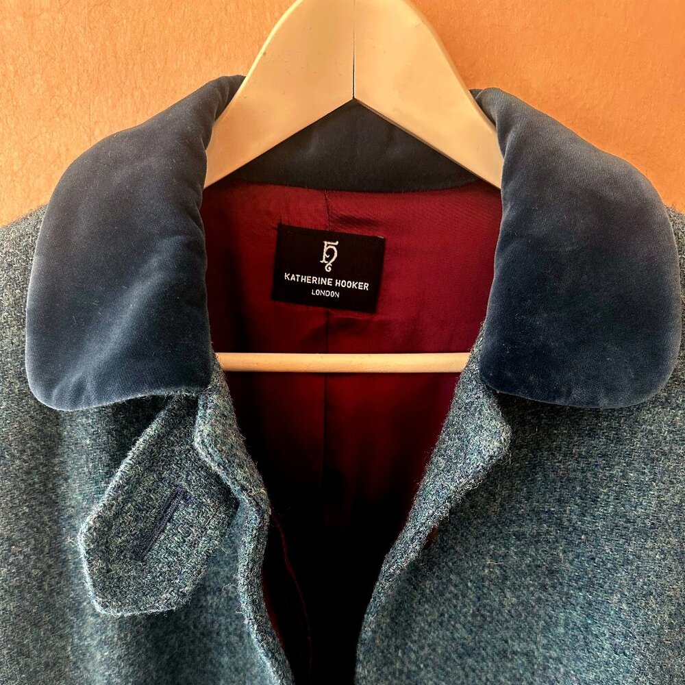 Kathrine Hooker British tweet wool coat